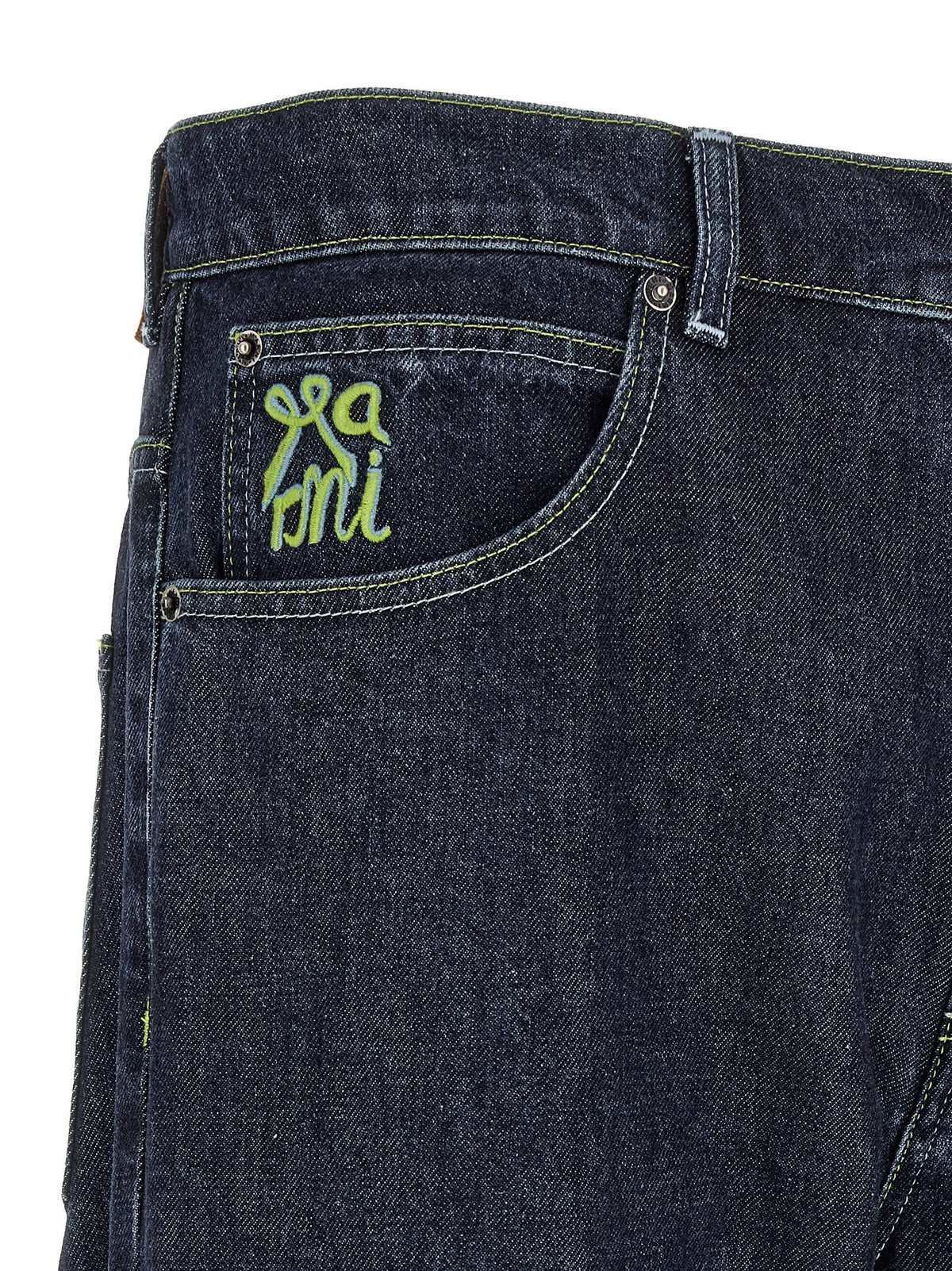 Marni - Logo embroidery jeans