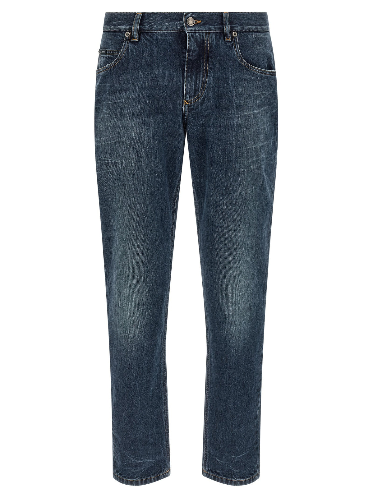 Dolce & Gabbana - Logo embroidery jeans
