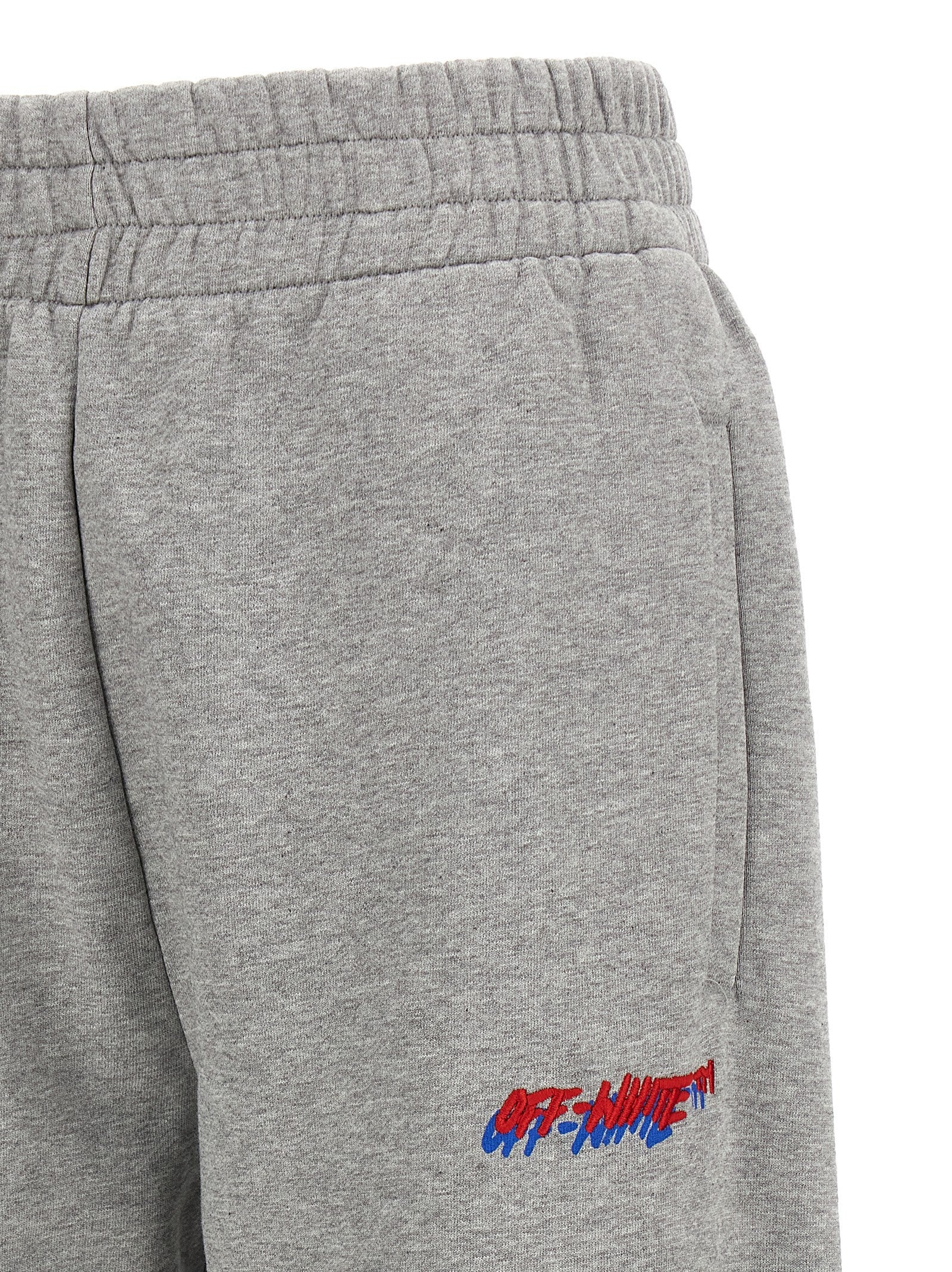Off White - Logo embroidery joggers
