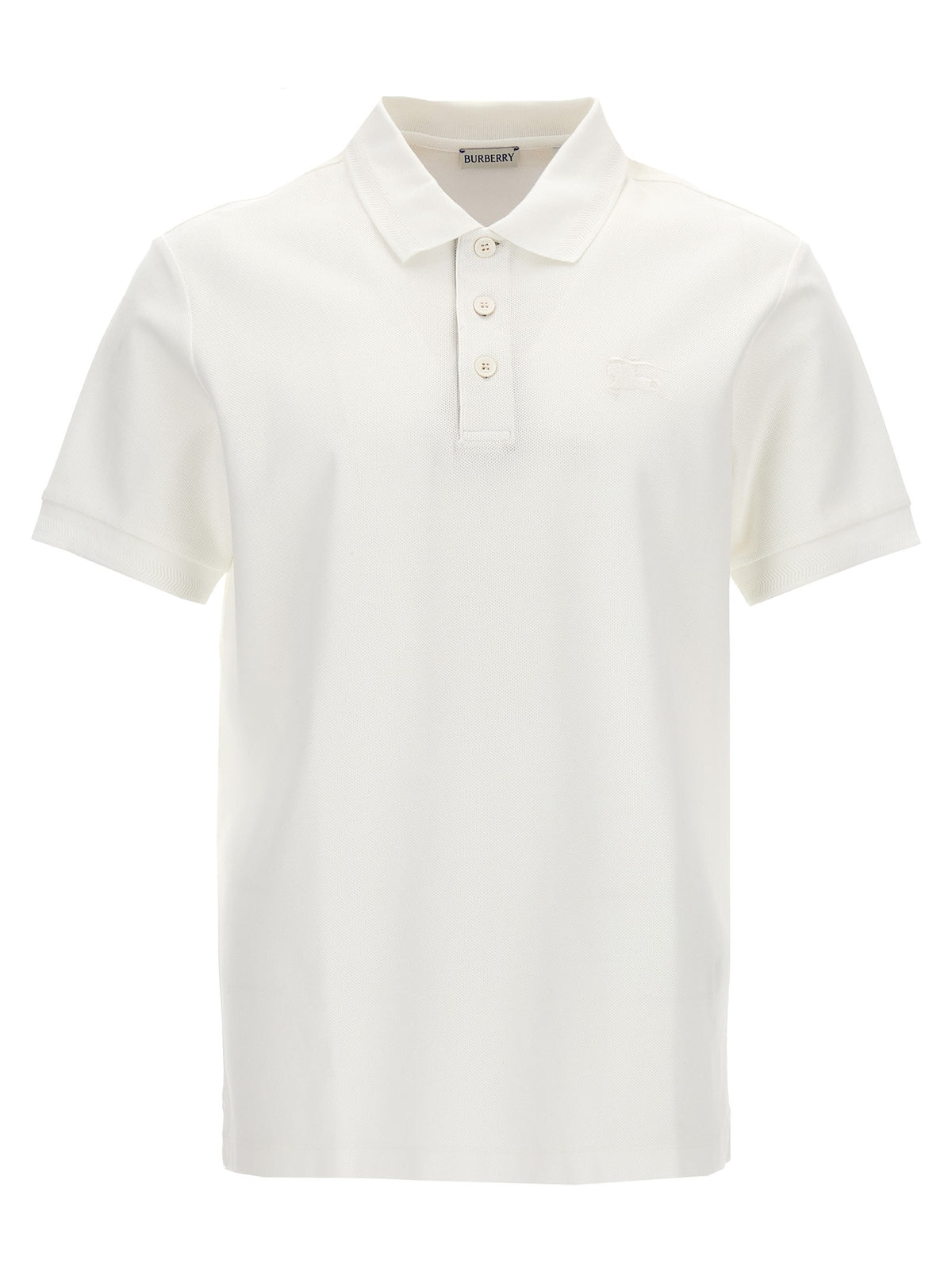 Burberry - Logo embroidery polo shirt