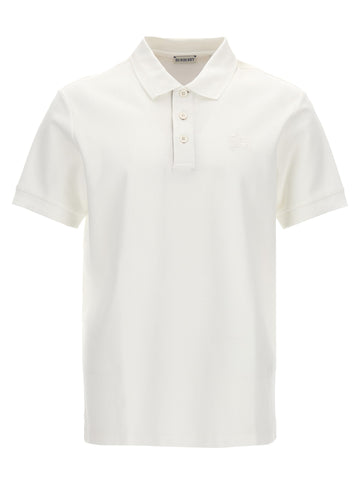 Burberry - Logo embroidery polo shirt