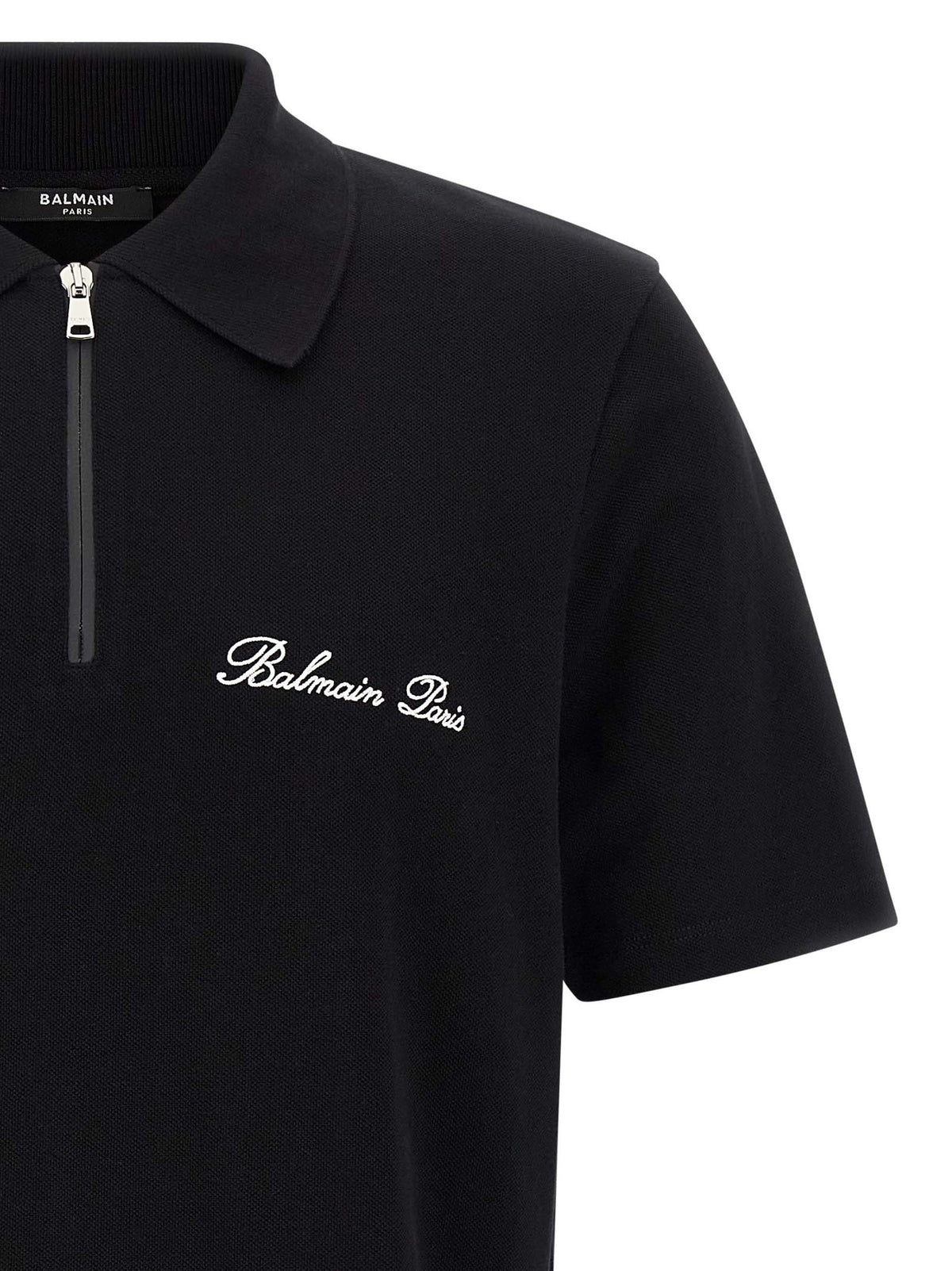 Balmain - Logo embroidery polo shirt logo-embroidery-polo-shirt_85320d17-8091-4395-bd9e-12efbd182240