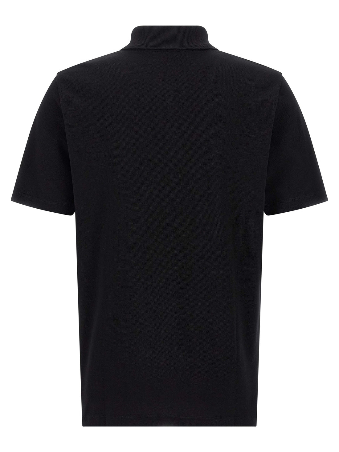 Balmain - Logo embroidery polo shirt White Black S