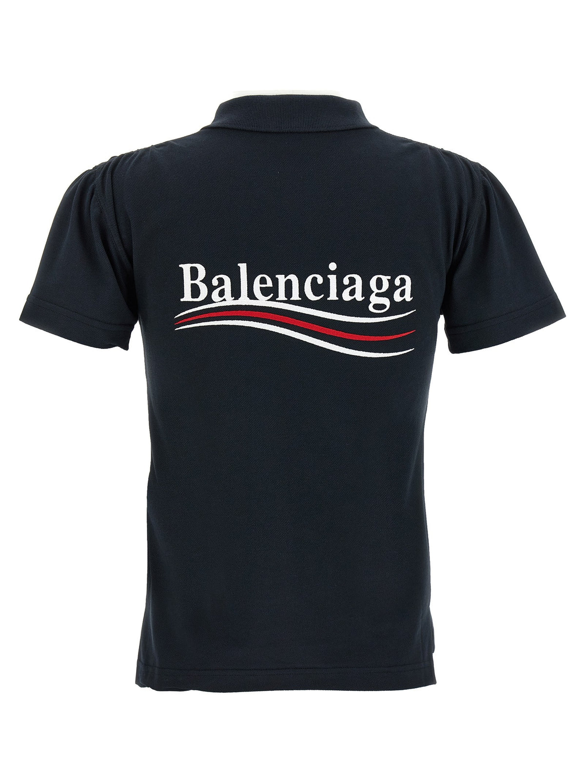 Balenciaga - Logo embroidery polo shirt