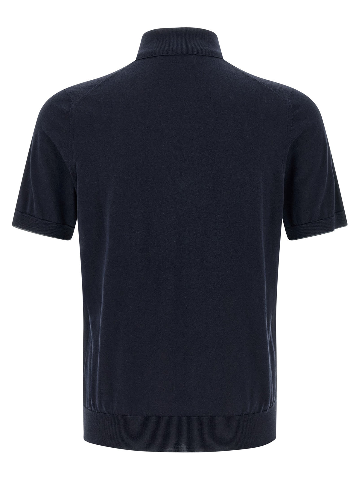 Brunello Cucinelli - Logo embroidery polo shirt