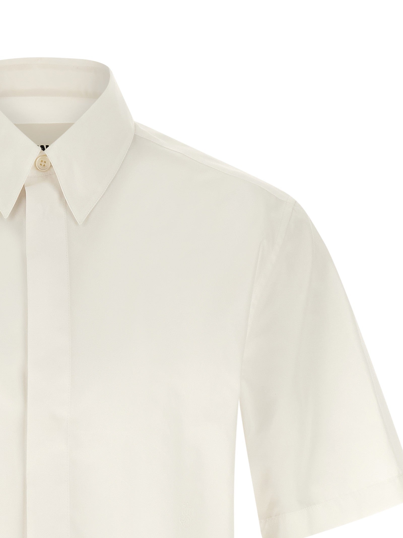 JIL SANDER - Logo embroidery shirt