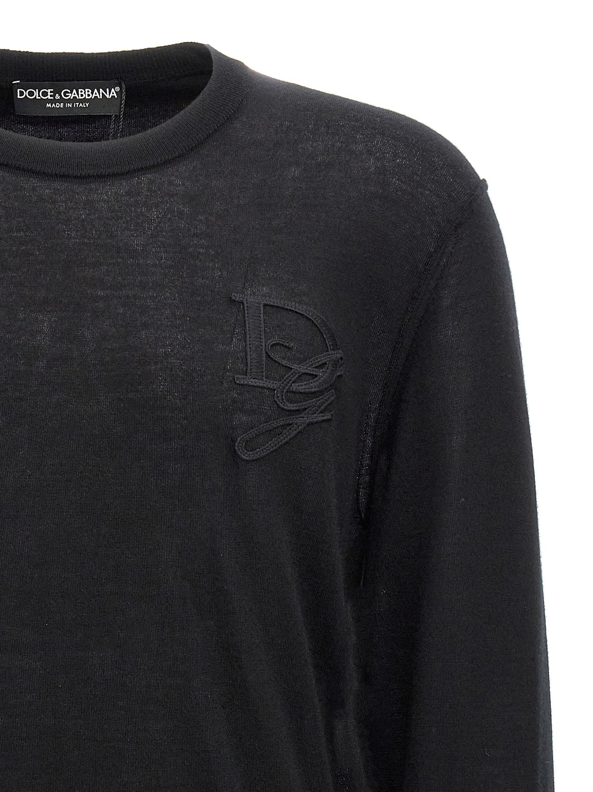 Dolce & Gabbana - Logo embroidery sweater