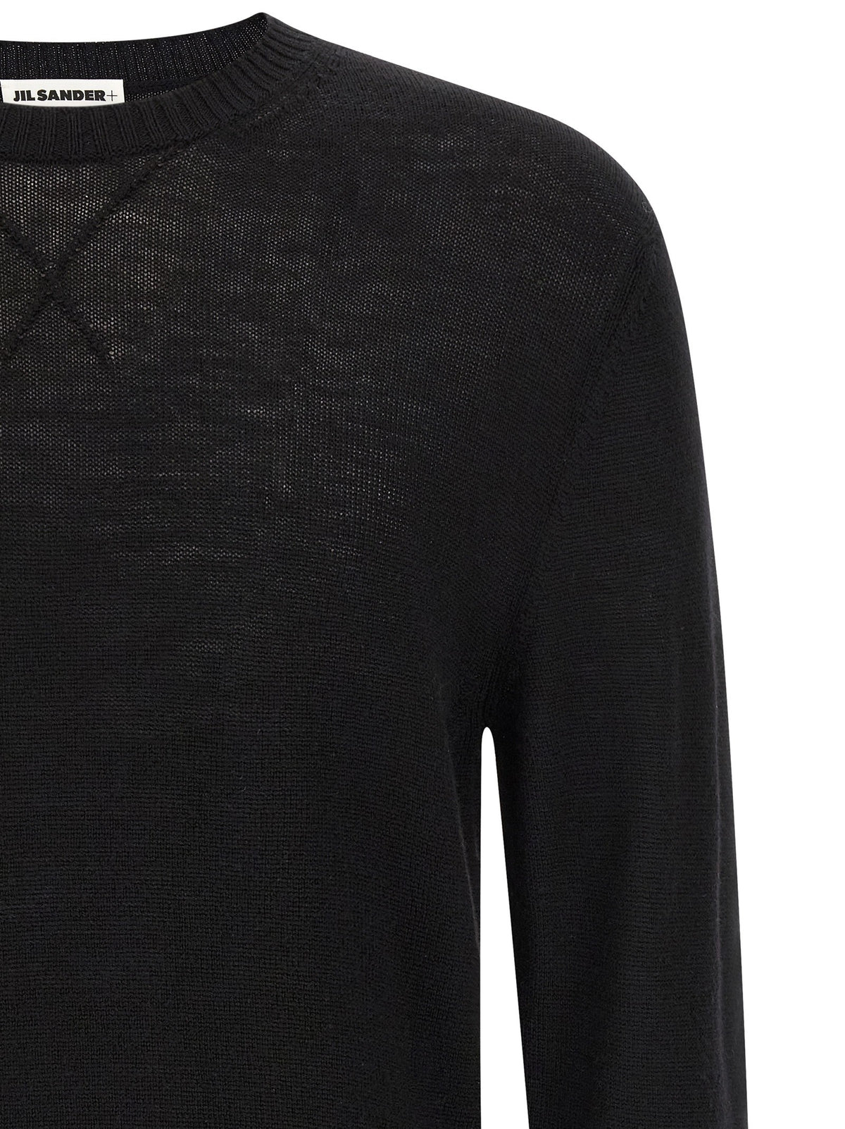JIL SANDER - Logo embroidery sweater