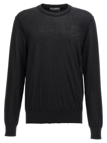 Dolce & Gabbana - Logo embroidery sweater