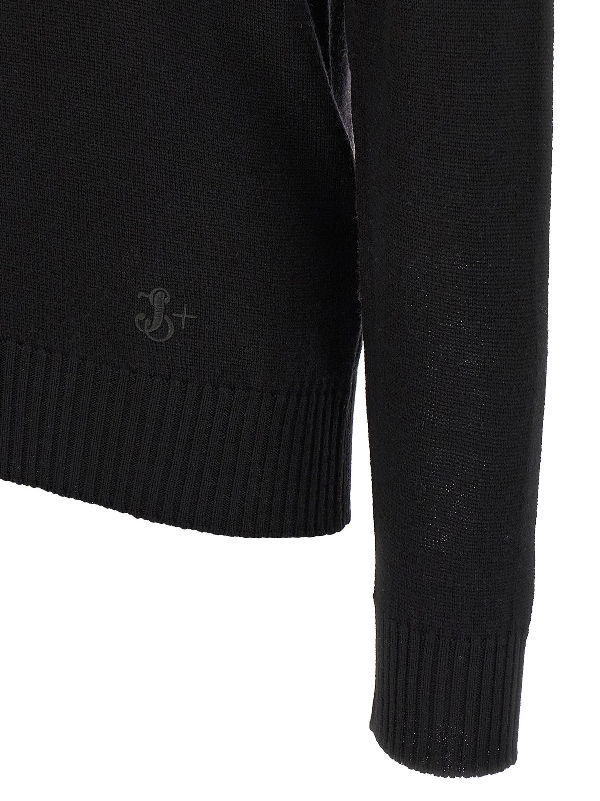 JIL SANDER - Logo embroidery sweater