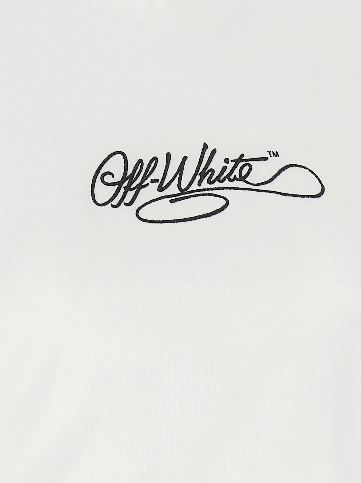 Off White - Logo embroidery t-shirt