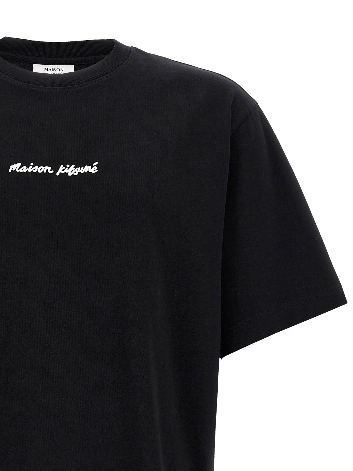 Maison Kitsune - Logo embroidery t-shirt