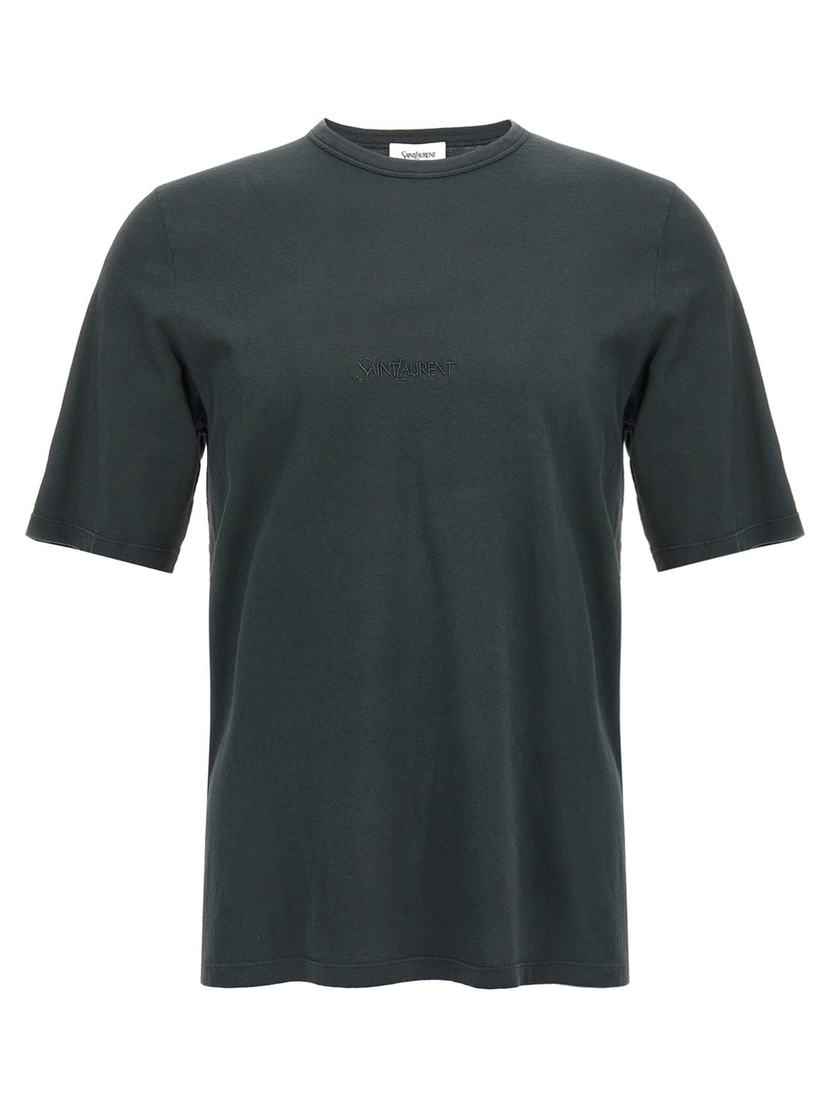 Saint Laurent - Logo embroidery t-shirt