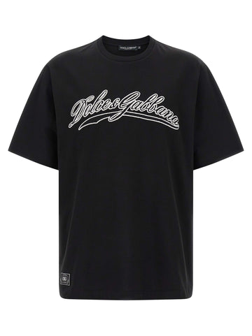 Dolce & Gabbana - Logo embroidery t-shirt
