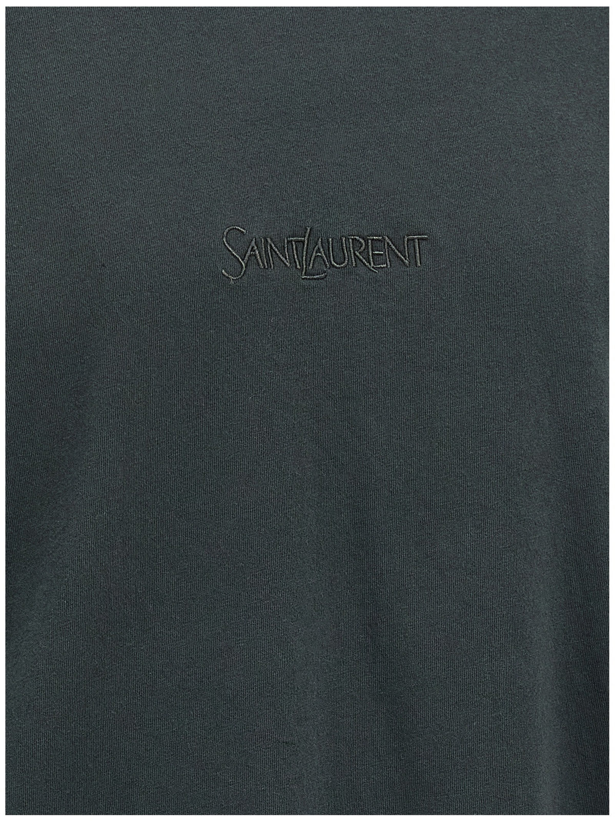 Saint Laurent - Logo embroidery t-shirt