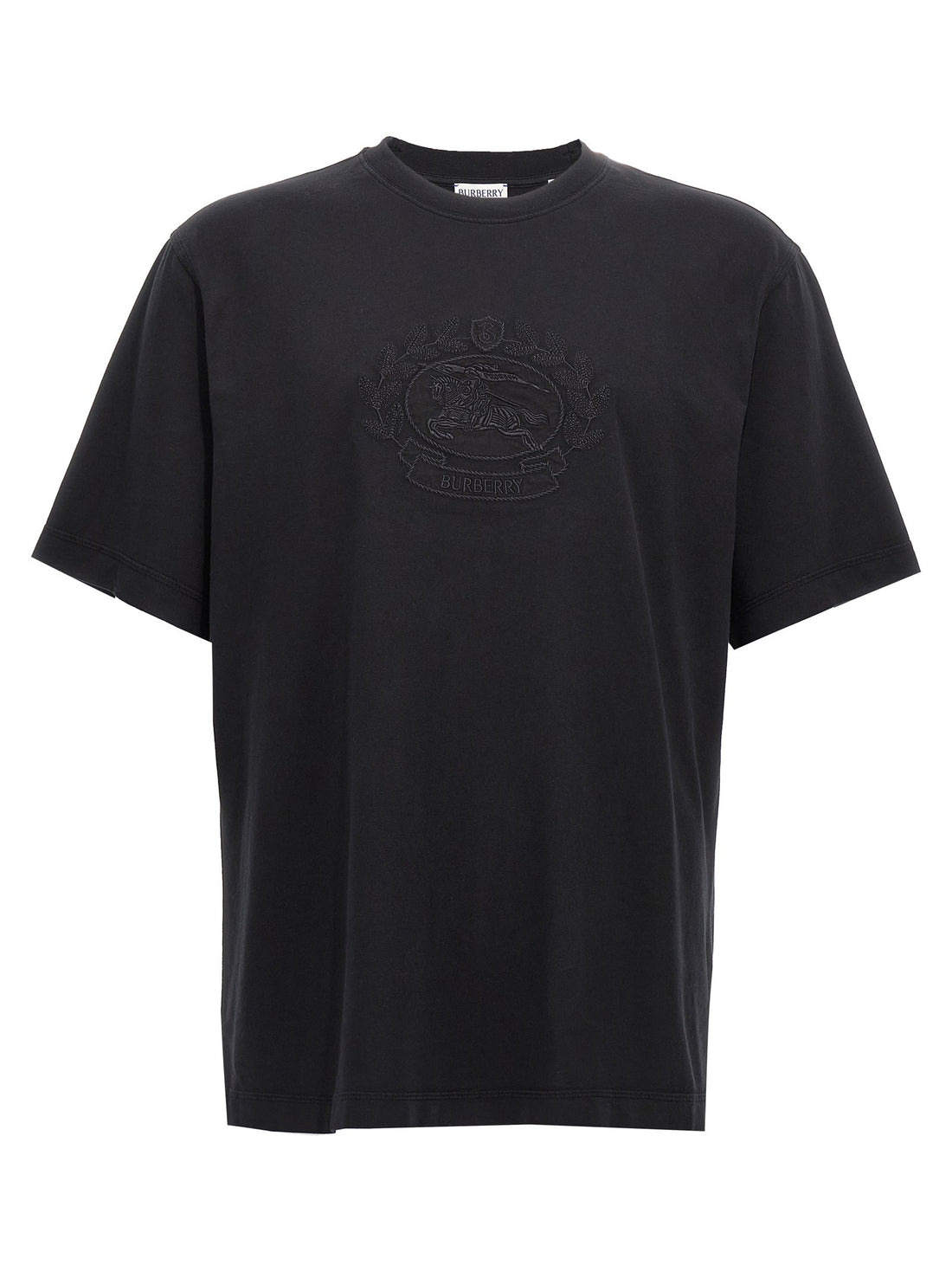 Burberry - Logo embroidery t-shirt Black XXS