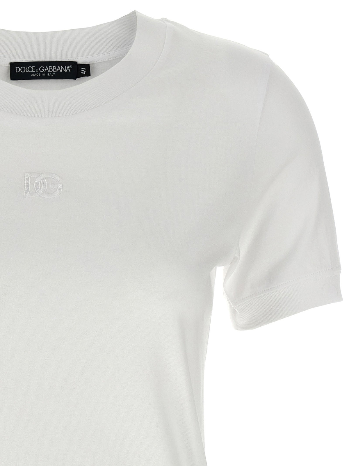 Dolce & Gabbana - Logo embroidery t-shirt