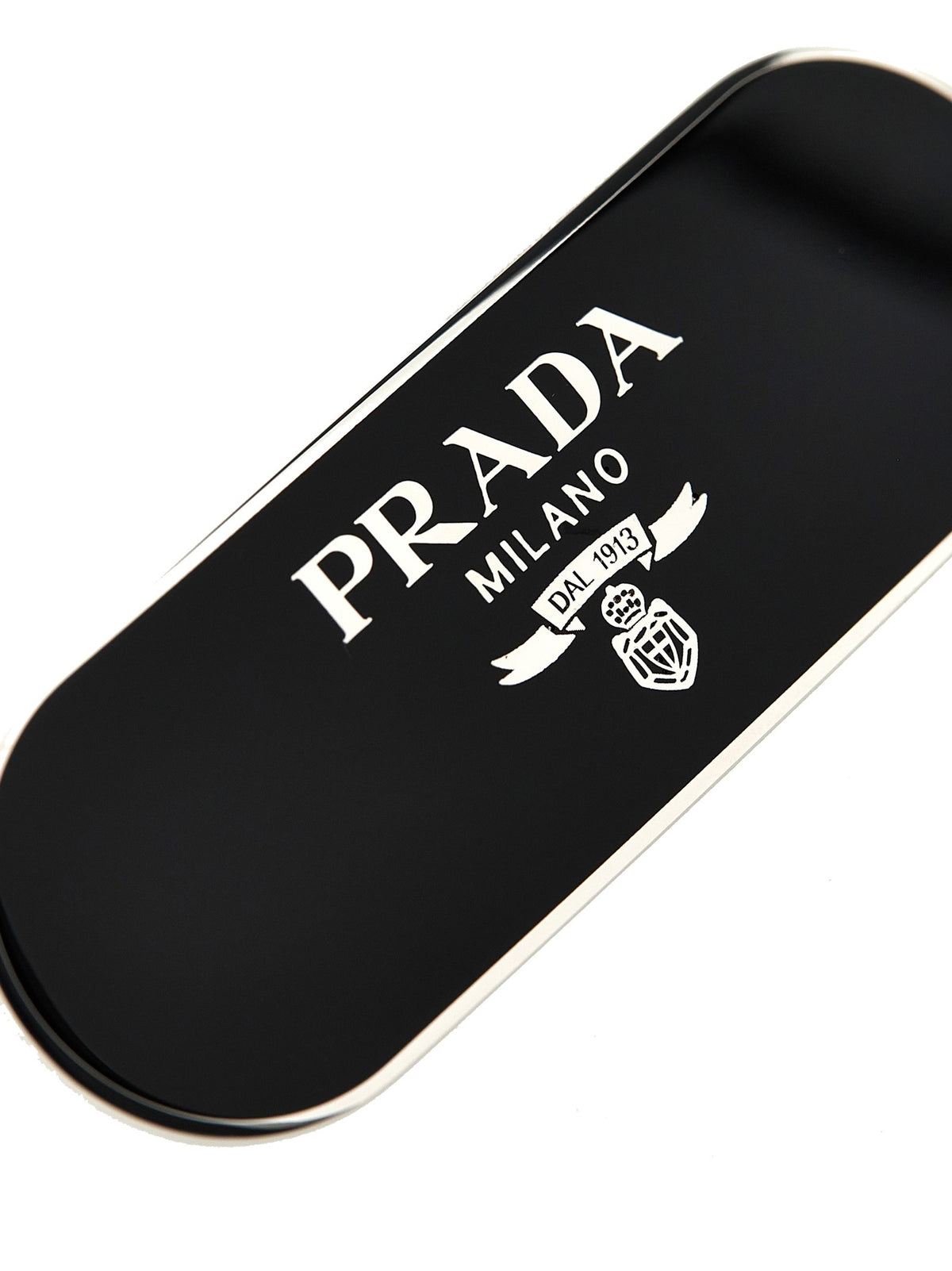PRADA - Logo hair clip