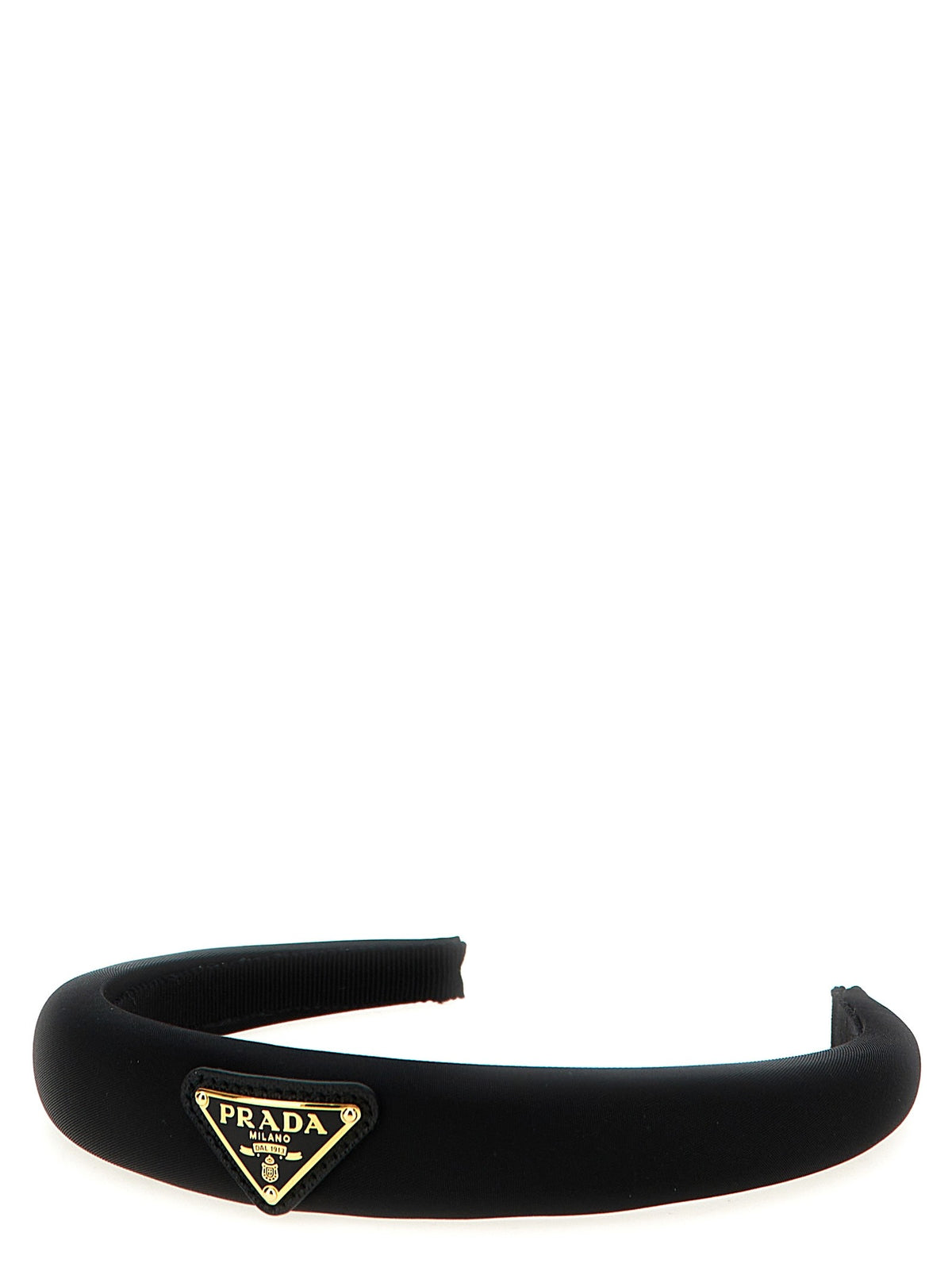 PRADA - Logo headband Black U