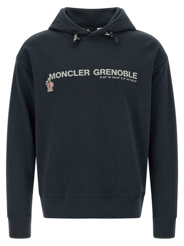 MONCLER GRENOBLE - Logo hoodie
