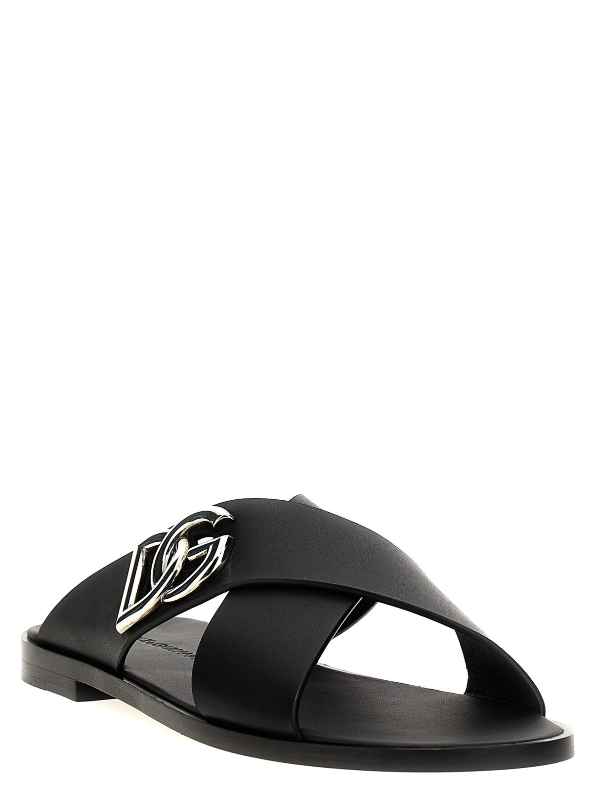 Dolce & Gabbana - Logo leather sandals logo-leather-sandals