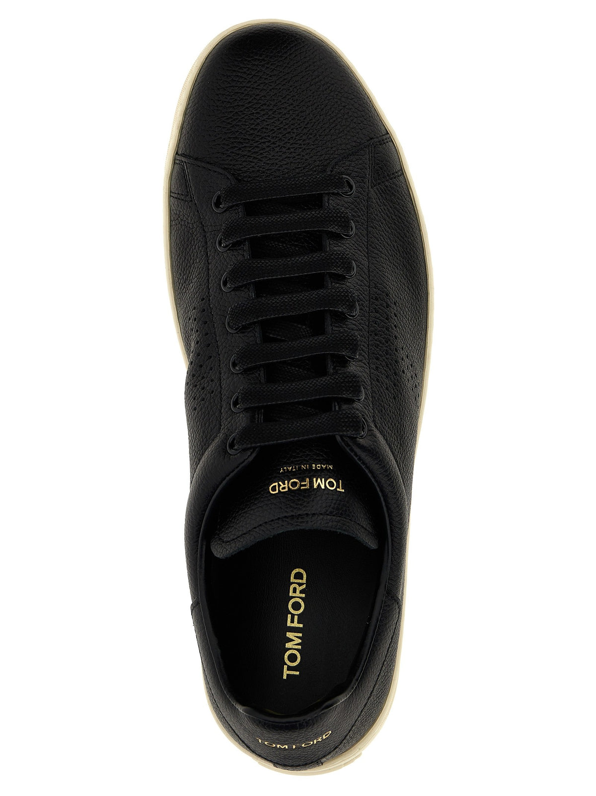 TOM FORD - Logo leather sneakers
