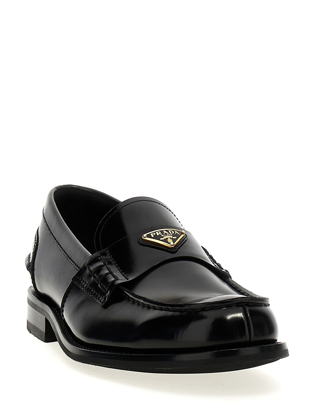 PRADA - Logo loafers Black