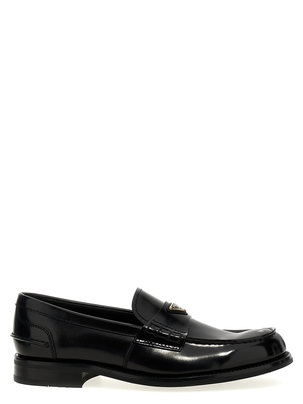 PRADA - Logo loafers Black