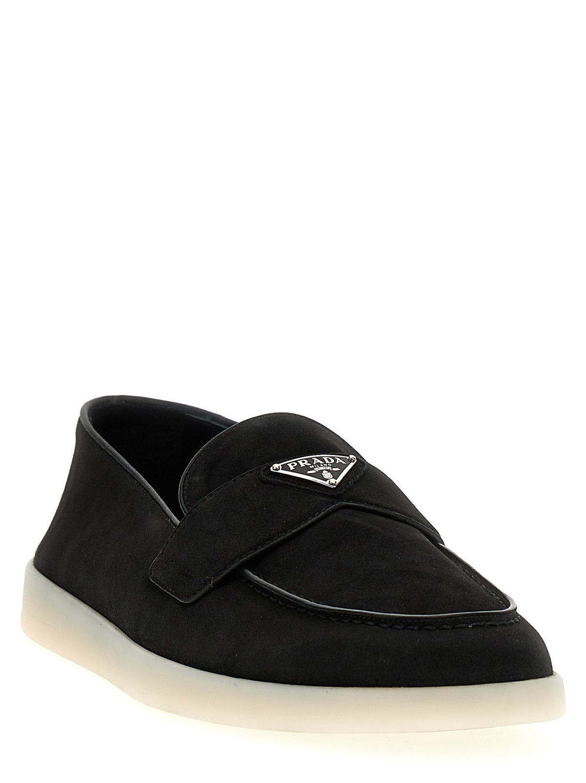 PRADA - Logo loafers
