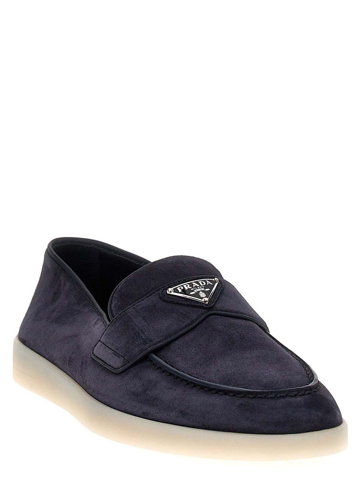 PRADA - Logo loafers