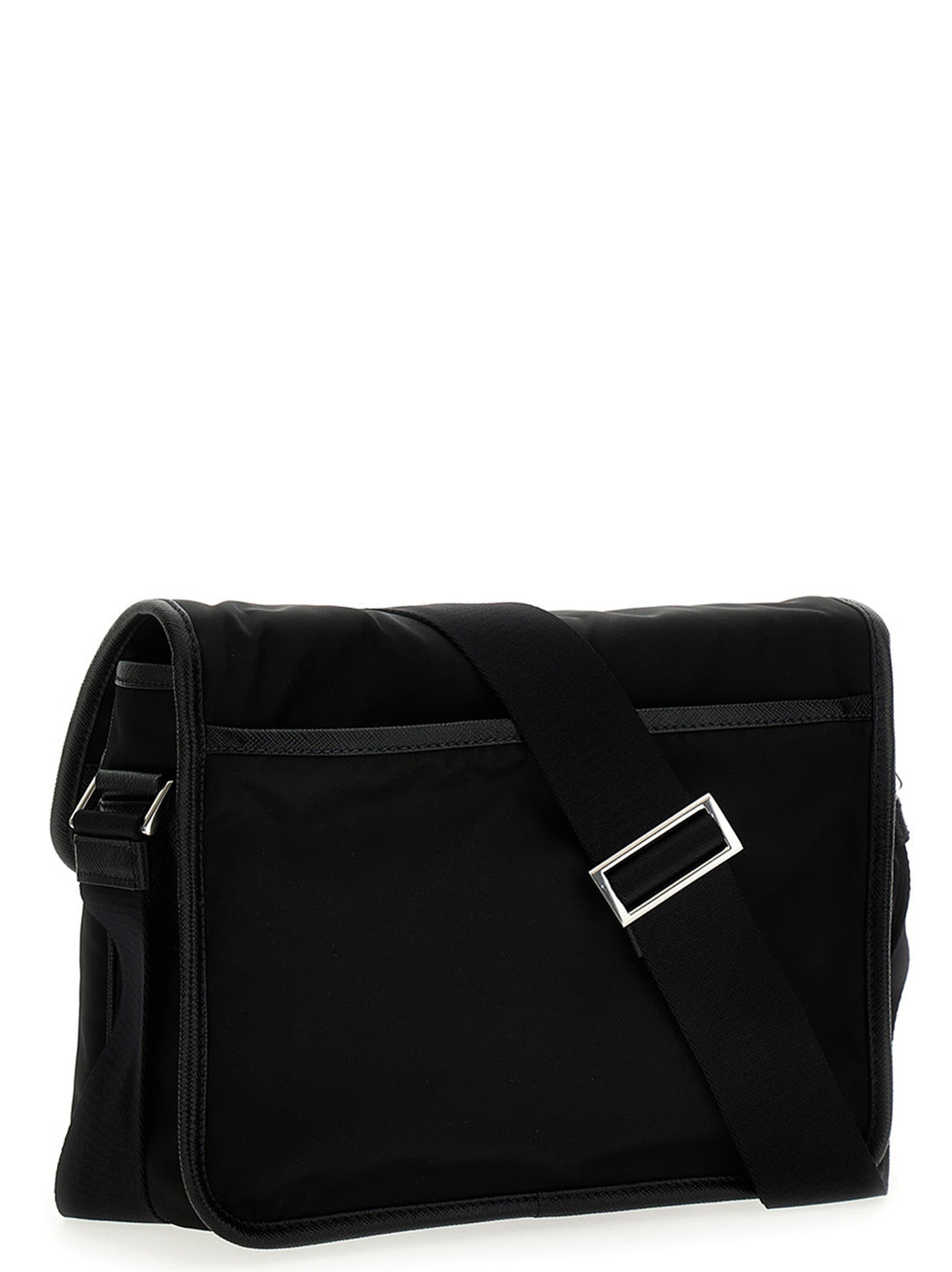 PRADA - Logo nylon crossbody bag Black U
