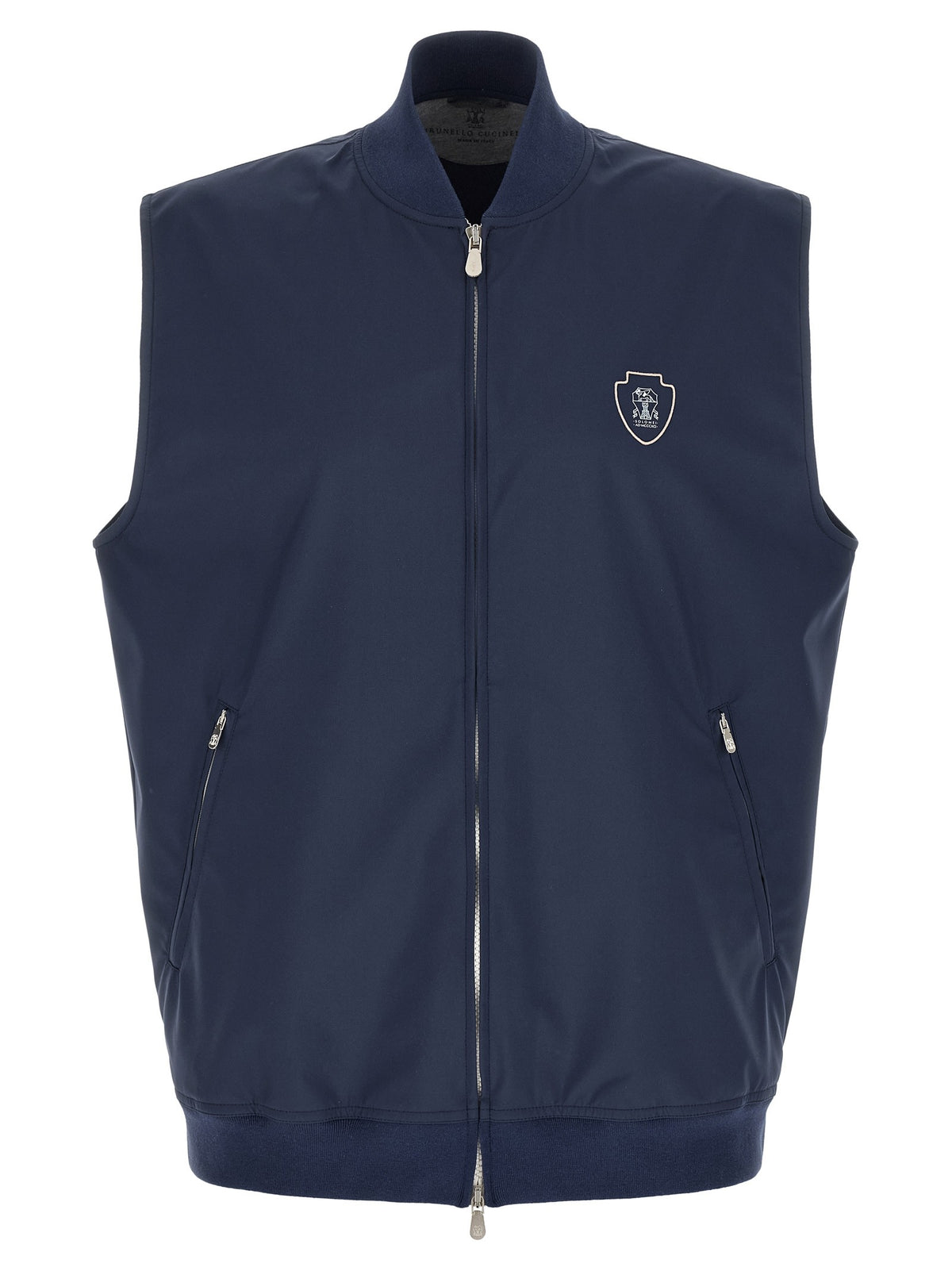 Brunello Cucinelli - Logo nylon vest