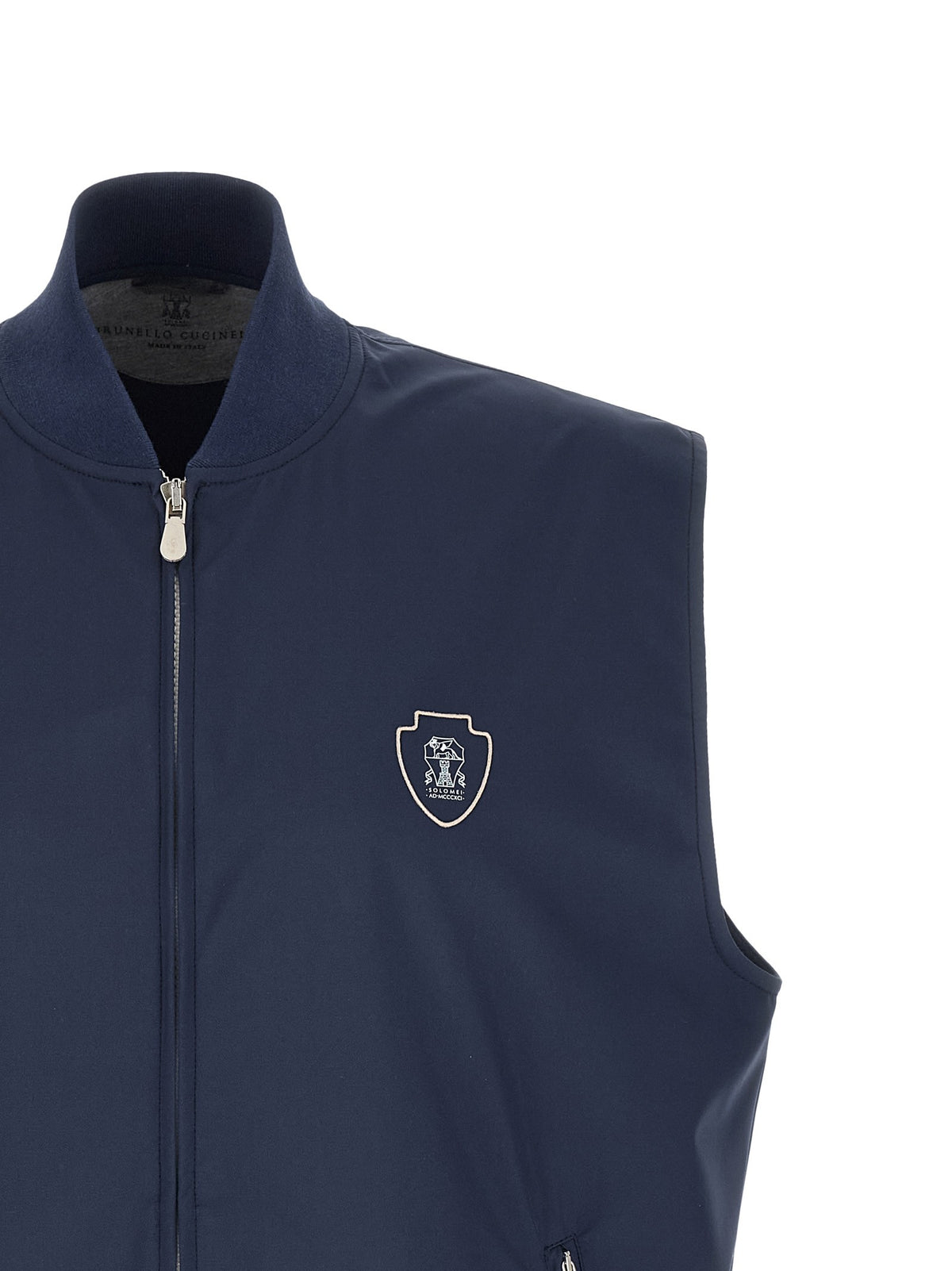 Brunello Cucinelli - Logo nylon vest