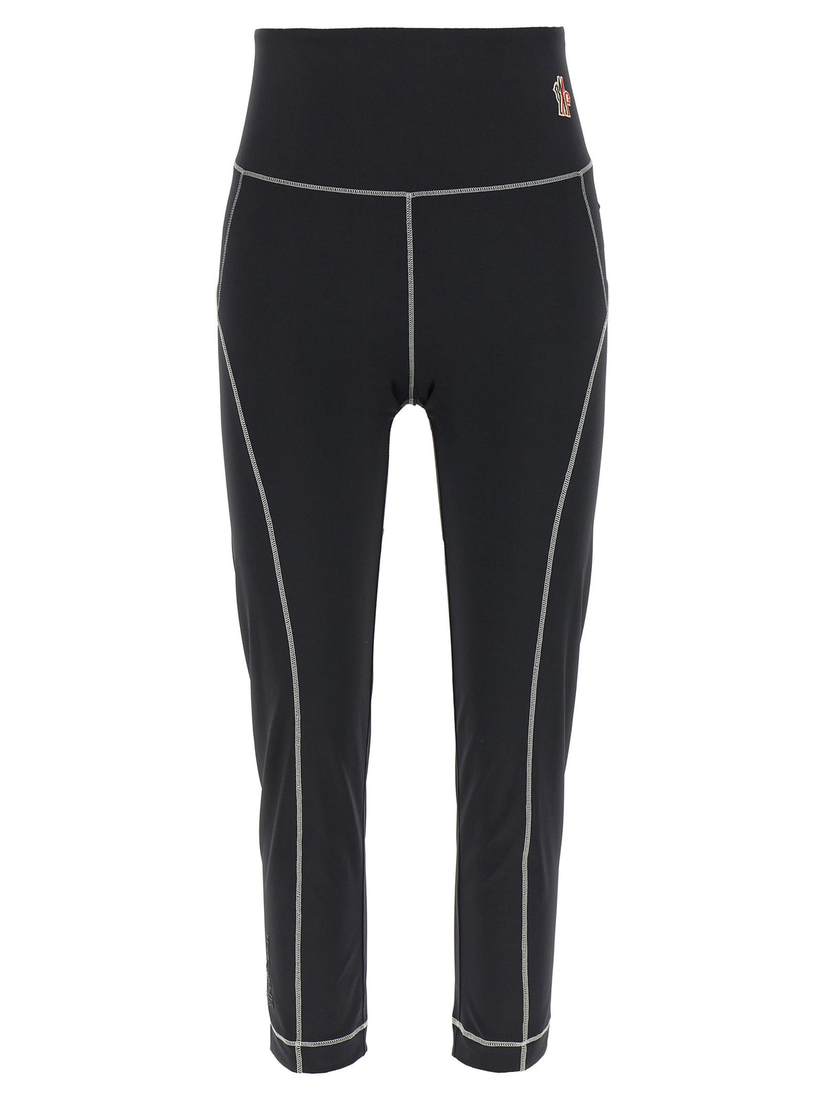 MONCLER GRENOBLE - Logo patch leggings