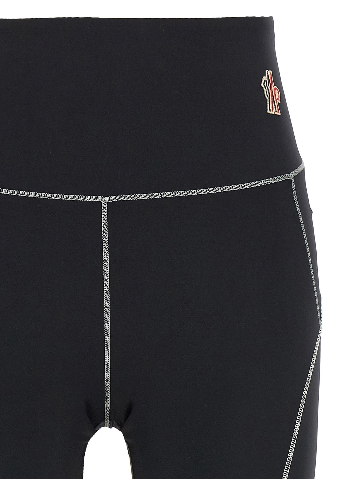 MONCLER GRENOBLE - Logo patch leggings