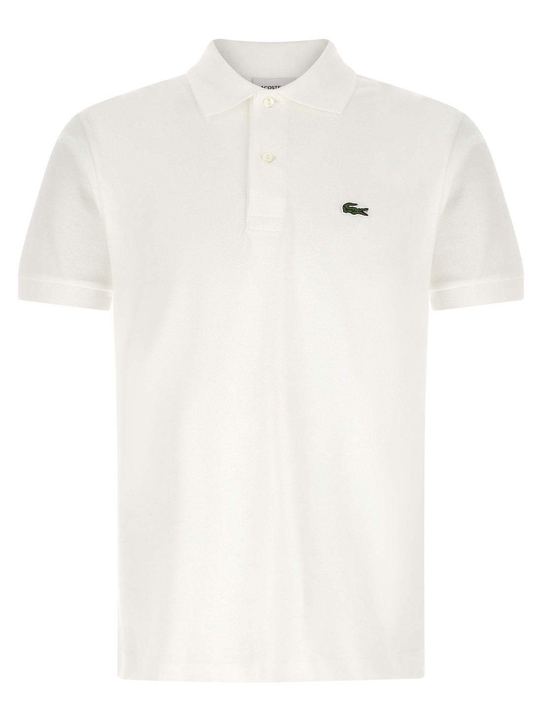 Lacoste - Logo patch polo shirt White 7