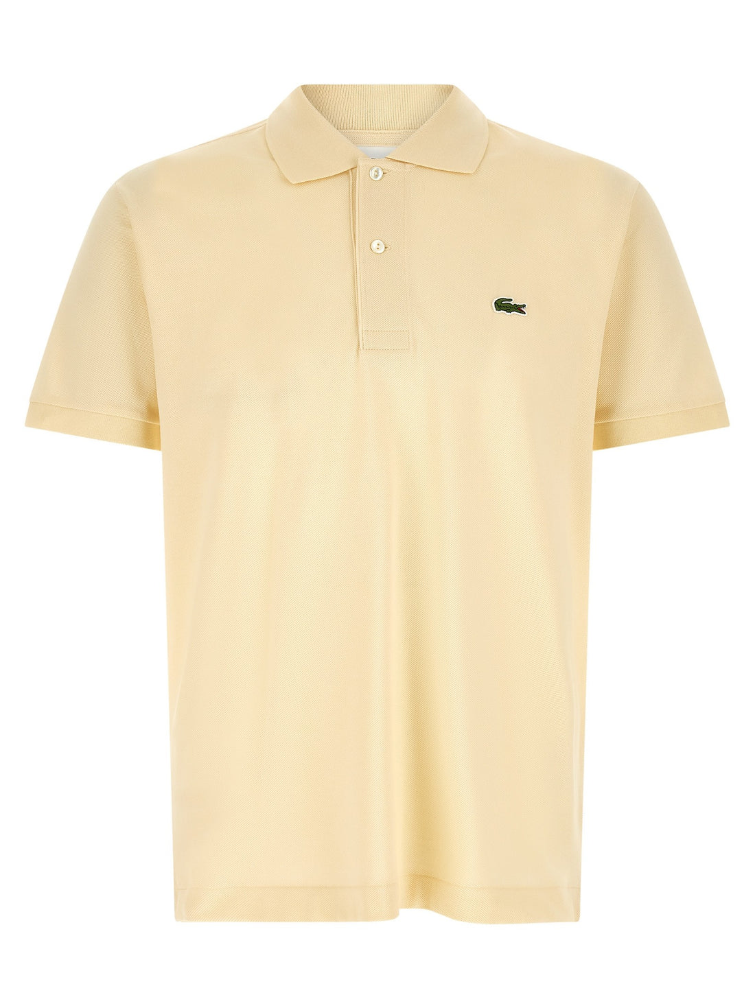 Lacoste - Logo patch polo shirt Yellow