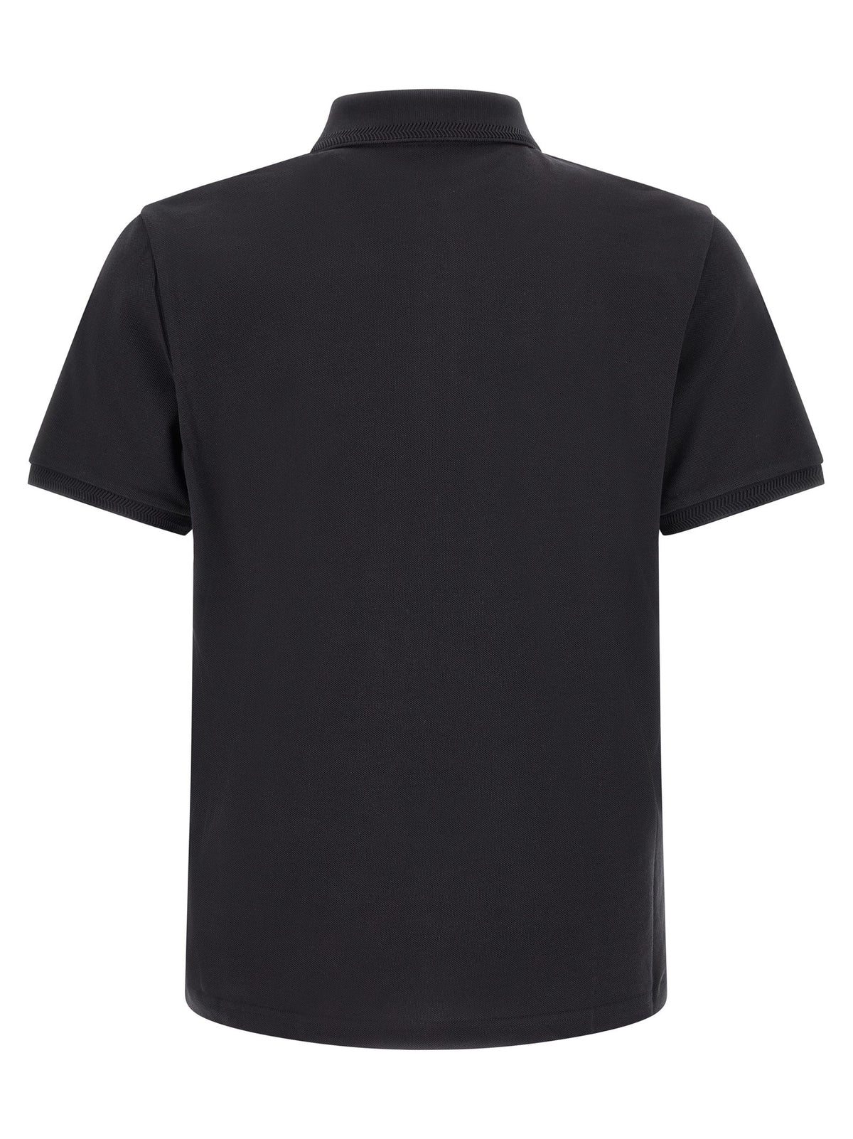 Moncler - Logo patch polo shirt