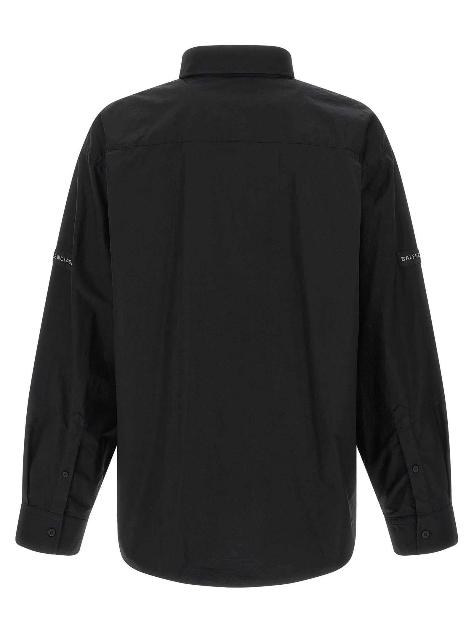 Balenciaga - Logo patch shirt