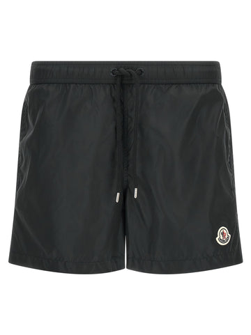 Moncler - Logo patch swim shorts