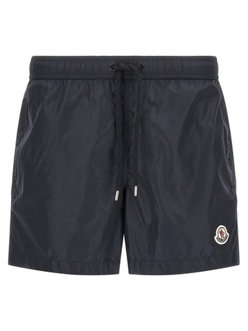Moncler - Logo patch swim shorts