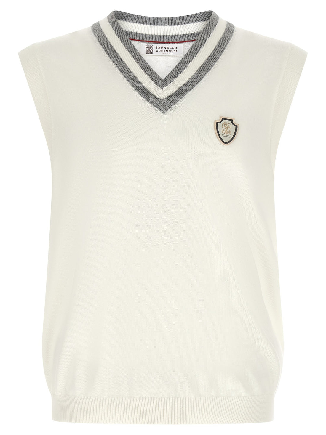 Brunello Cucinelli - Logo patch vest logo-patch-vest