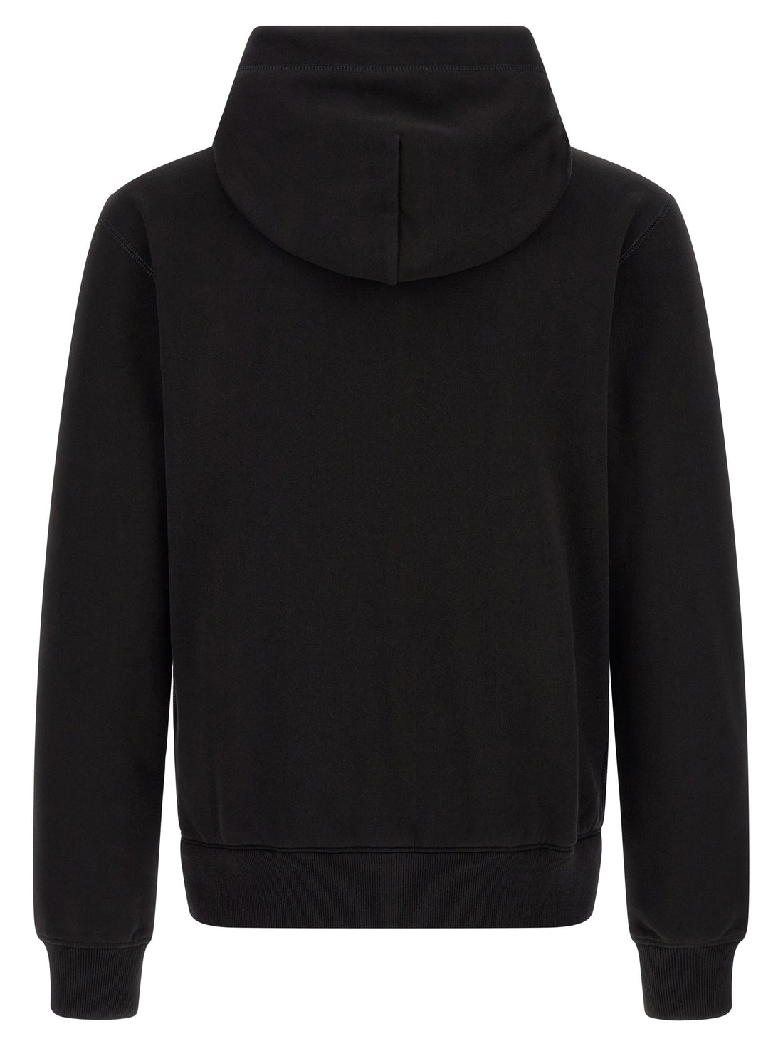 Dolce & Gabbana - Logo plaque hoodie Black 54 IT