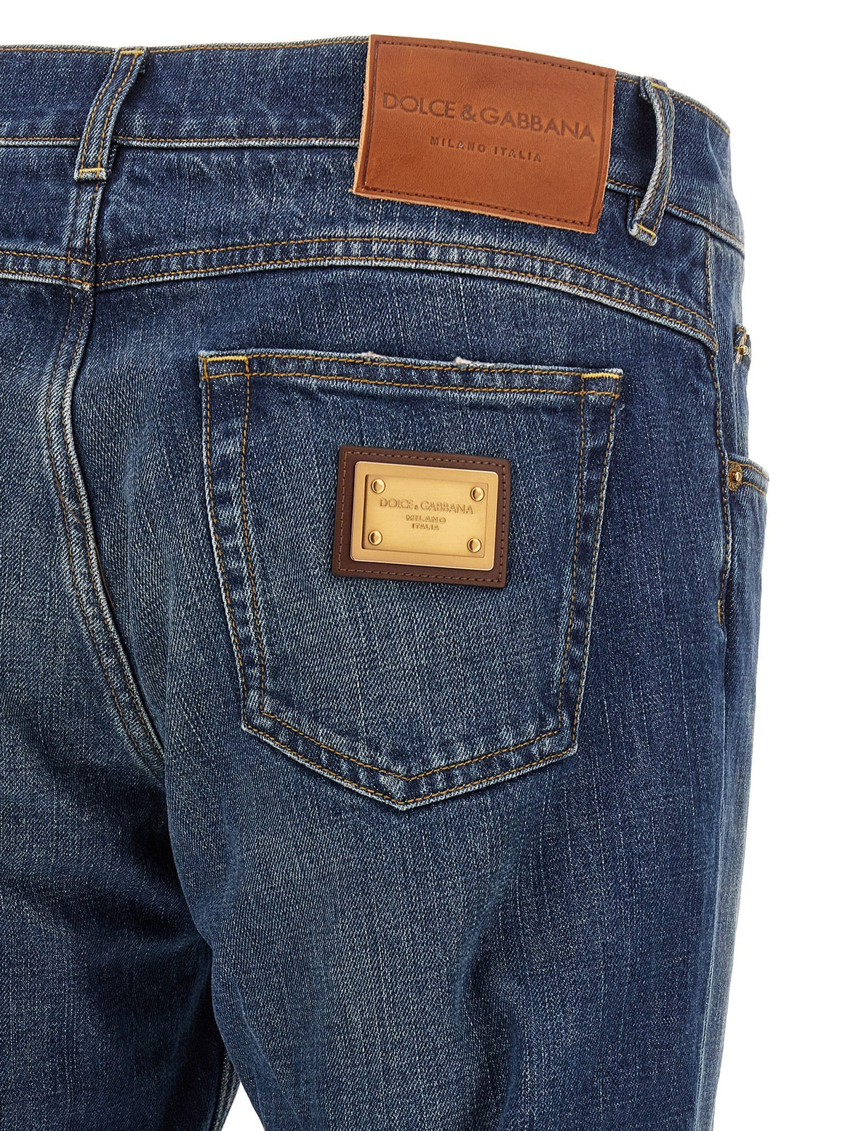 Dolce & Gabbana - Logo plaque jeans