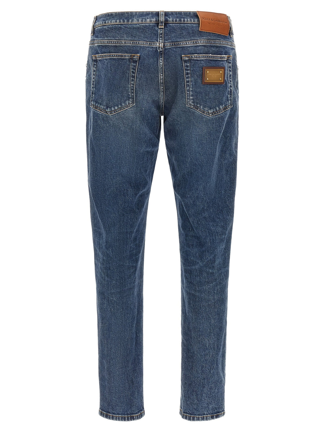 Dolce & Gabbana - Logo plaque jeans Blue