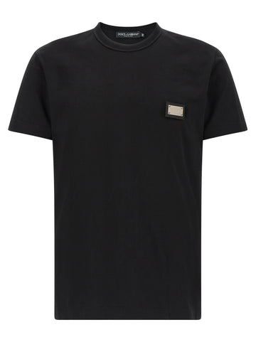 Dolce & Gabbana - Logo plate T-shirt