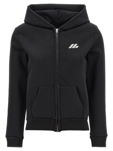 Balenciaga - Logo print hoodie Black