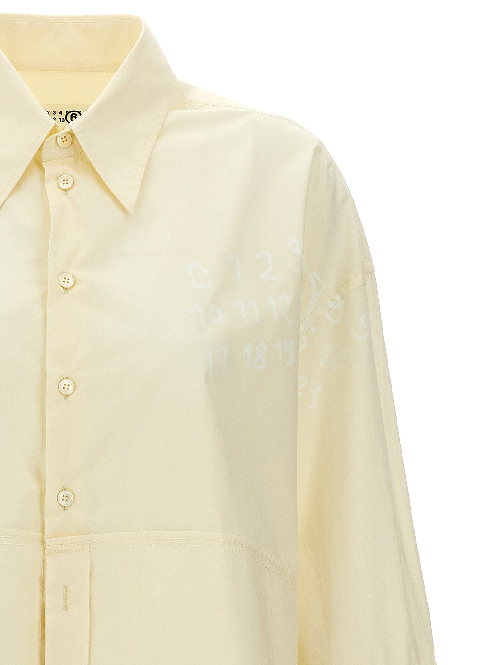 MM6 MAISON MARGIELA - Logo print shirt