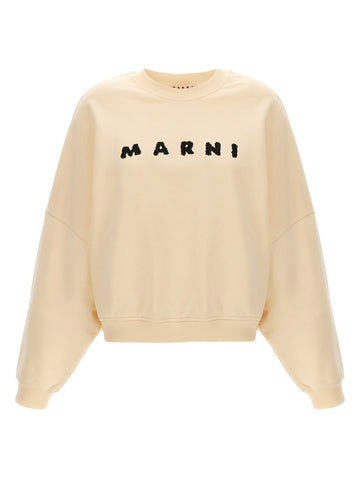 Marni - Logo print sweatshirt White 40 IT