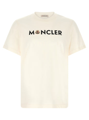 Moncler - Logo print T-shirt White